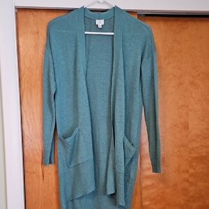 Dressbarn Teal Cardigan